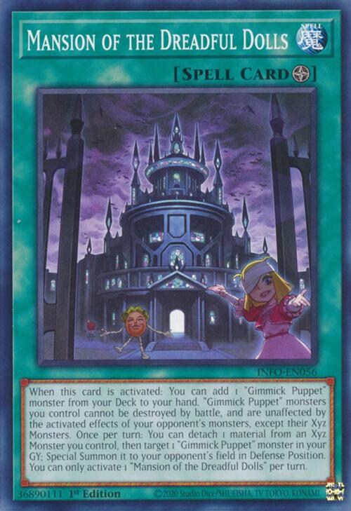 Mansion of the Dreadful Dolls [INFO-EN056] Common | Tables and Towers