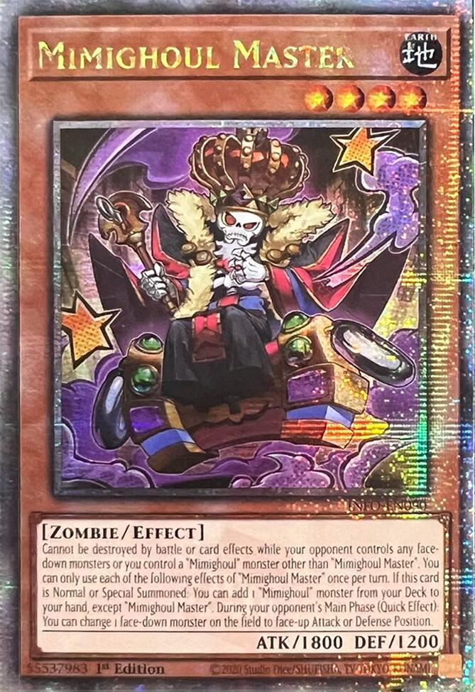 Mimighoul Master (Quarter Century Secret Rare) [INFO-EN090] Quarter Century Secret Rare | Tables and Towers