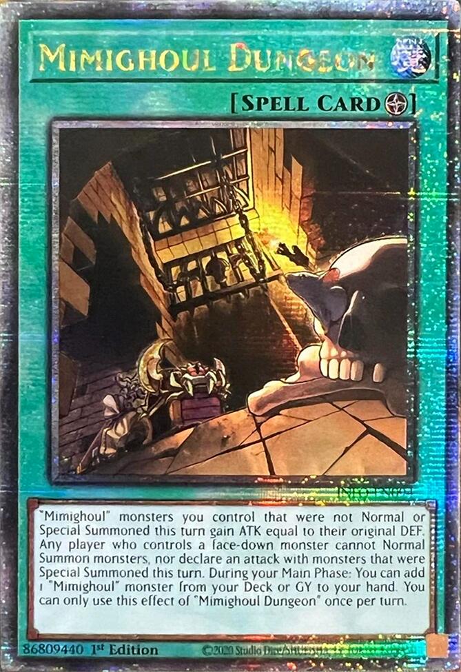 Mimighoul Dungeon (Quarter Century Secret Rare) [INFO-EN094] Quarter Century Secret Rare | Tables and Towers