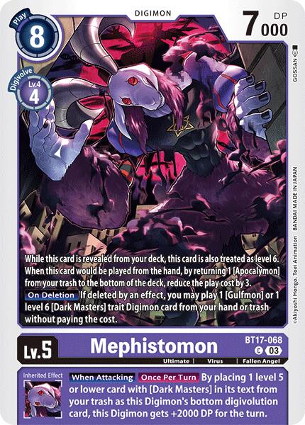 Mephistomon [BT17-068] [Secret Crisis] | Tables and Towers