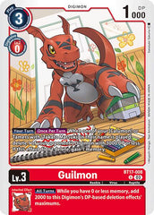 Guilmon [BT17-008] [Secret Crisis] | Tables and Towers