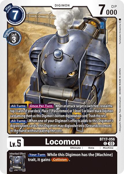 Locomon [BT17-056] [Secret Crisis] | Tables and Towers