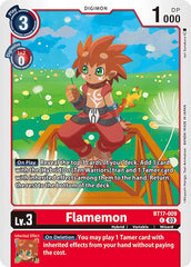 Flamemon [BT17-009] [Secret Crisis] | Tables and Towers