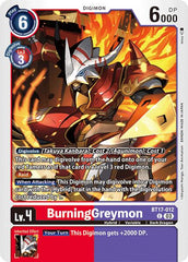 BurningGreymon [BT17-012] [Secret Crisis] | Tables and Towers