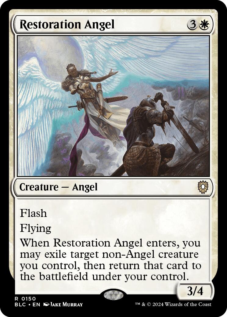 Restoration Angel [Bloomburrow Commander] | Tables and Towers