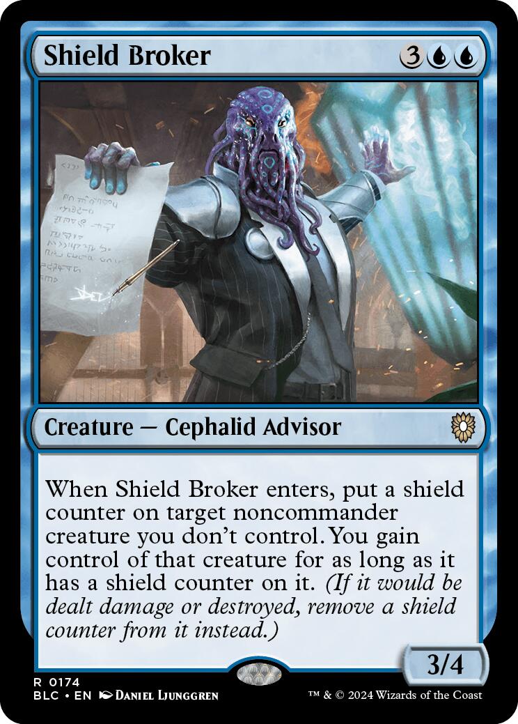 Shield Broker [Bloomburrow Commander] | Tables and Towers