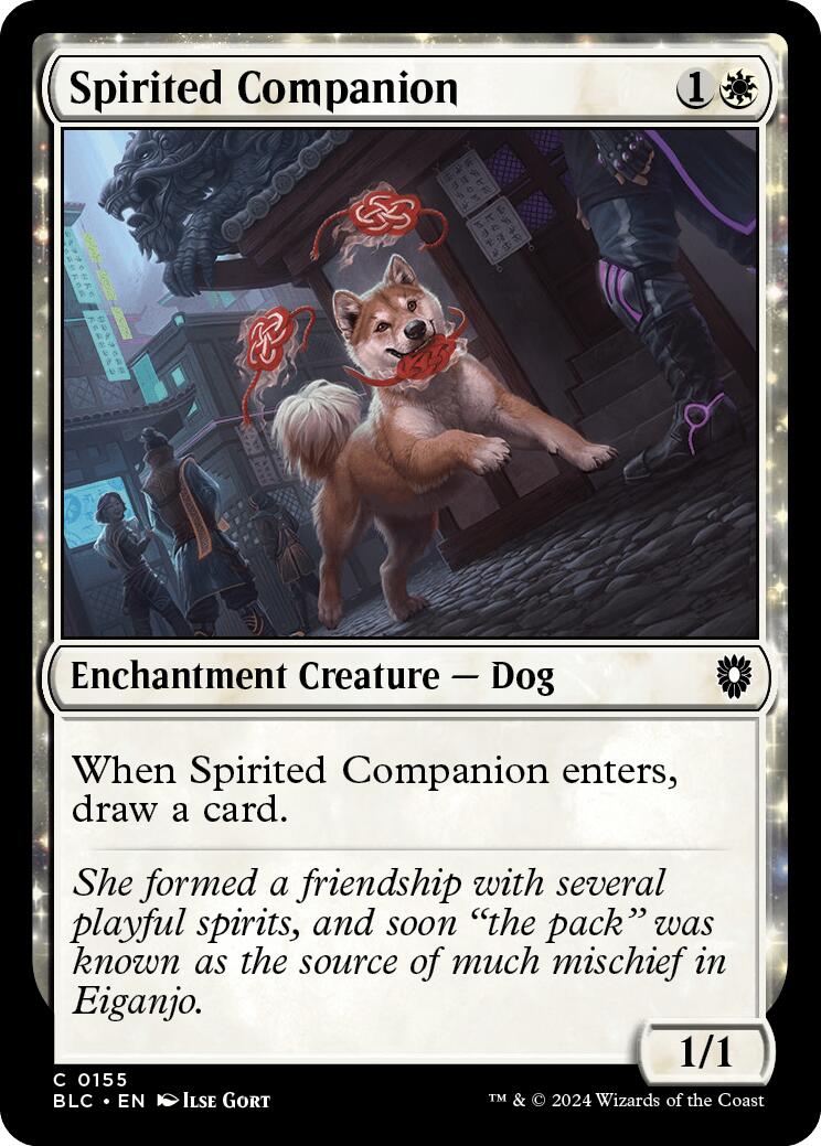 Spirited Companion [Bloomburrow Commander] | Tables and Towers