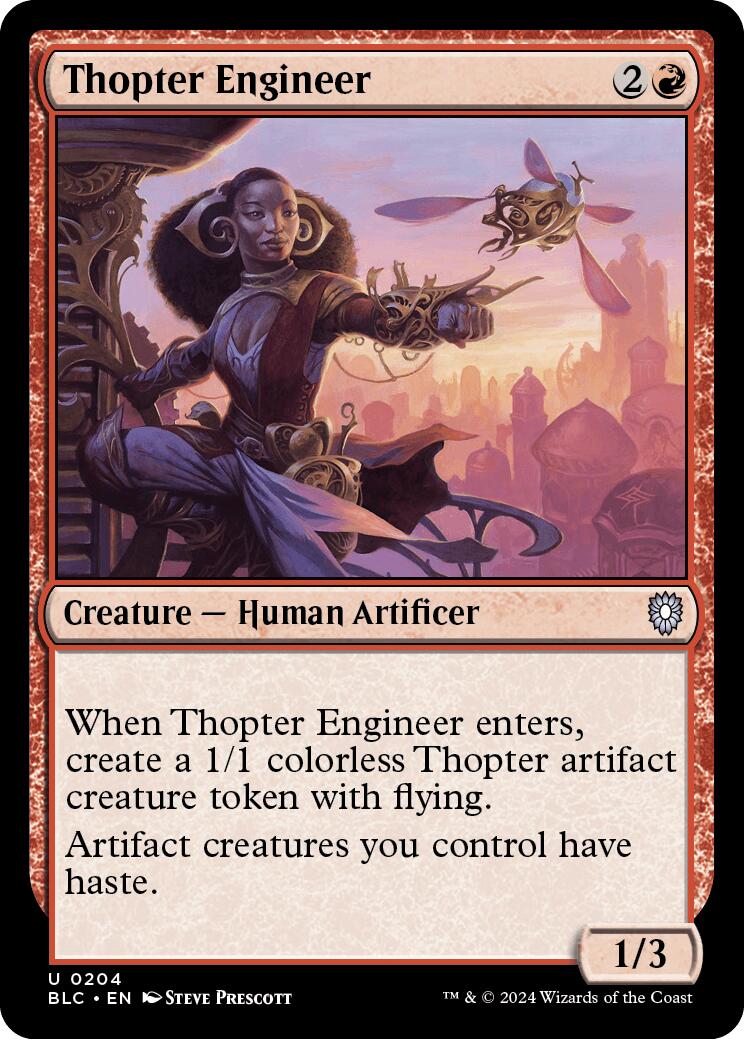 Thopter Engineer [Bloomburrow Commander] | Tables and Towers