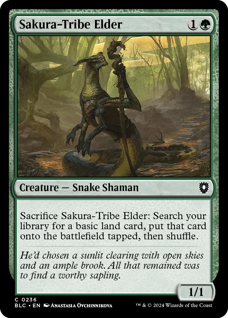 Sakura-Tribe Elder [Bloomburrow Commander] | Tables and Towers