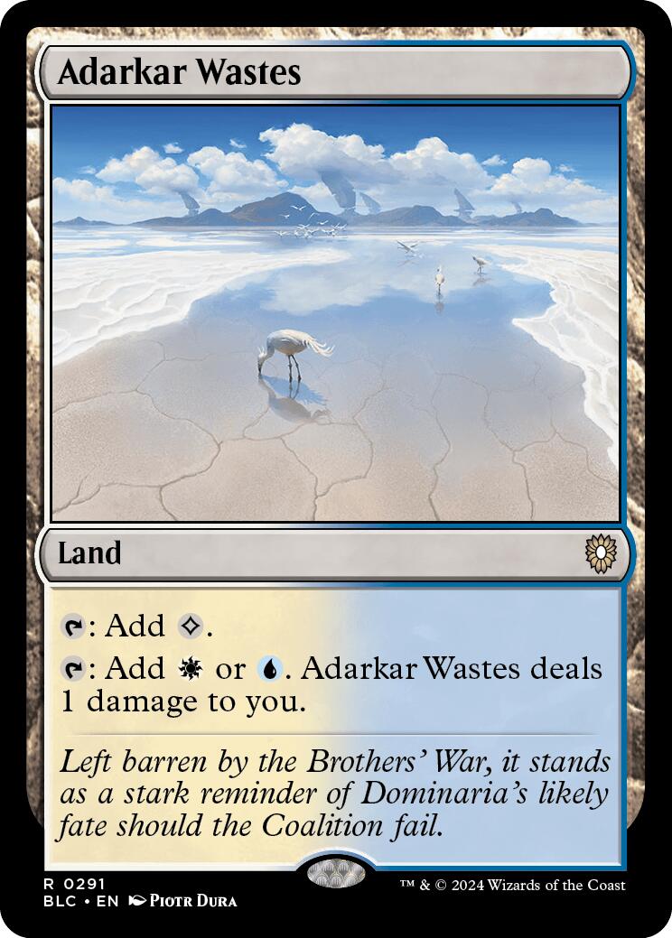 Adarkar Wastes [Bloomburrow Commander] | Tables and Towers