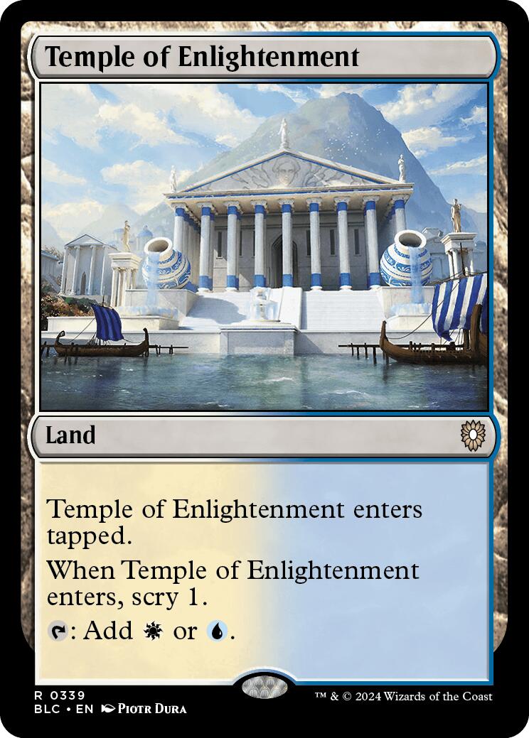 Temple of Enlightenment [Bloomburrow Commander] | Tables and Towers