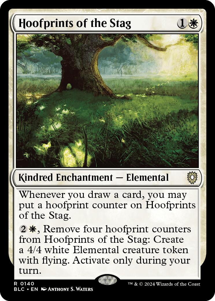 Hoofprints of the Stag [Bloomburrow Commander] | Tables and Towers