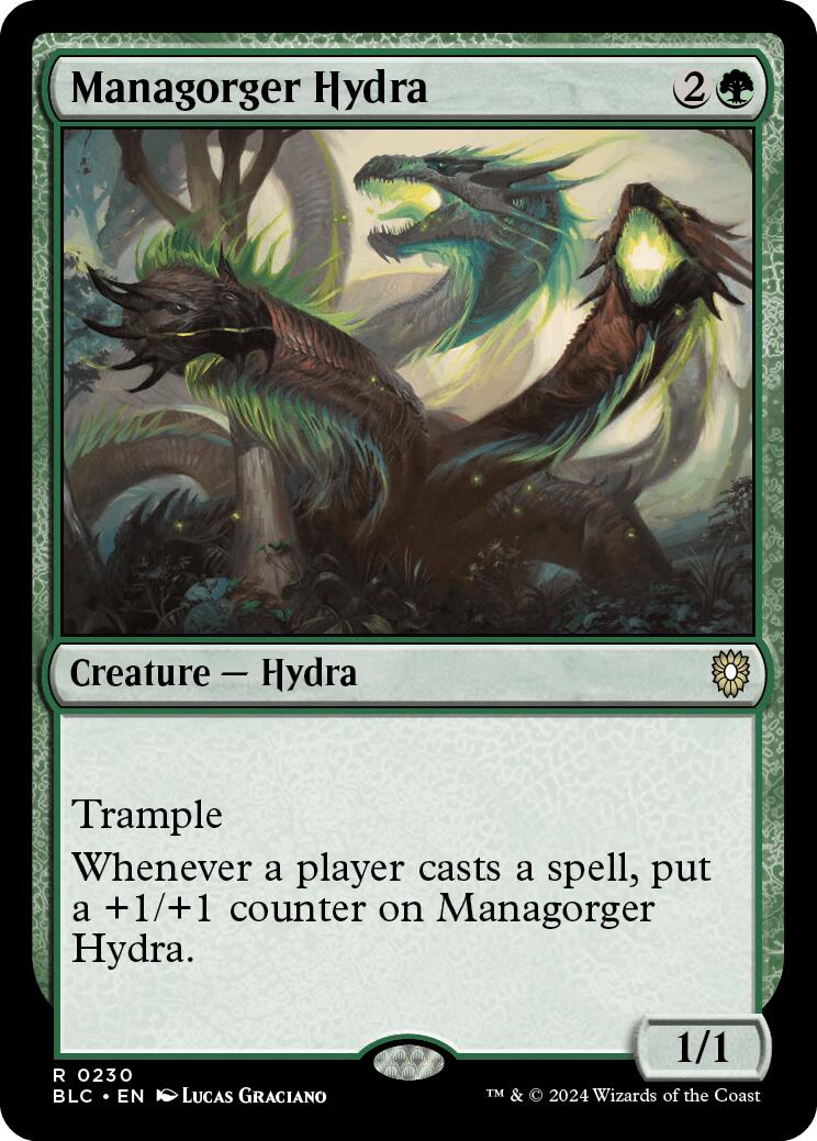 Managorger Hydra [Bloomburrow Commander] | Tables and Towers