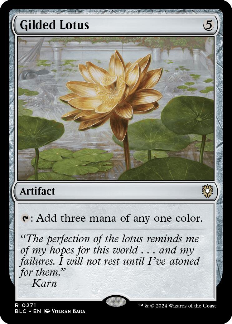 Gilded Lotus [Bloomburrow Commander] | Tables and Towers