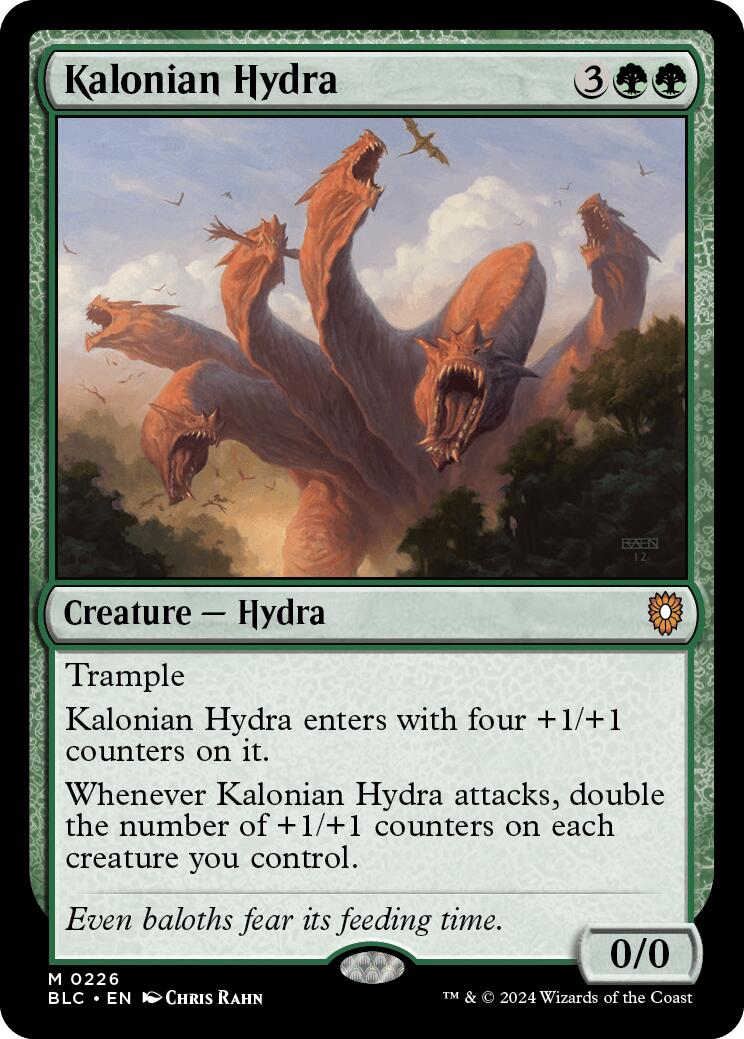 Kalonian Hydra [Bloomburrow Commander] | Tables and Towers