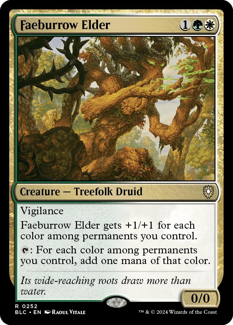 Faeburrow Elder [Bloomburrow Commander] | Tables and Towers