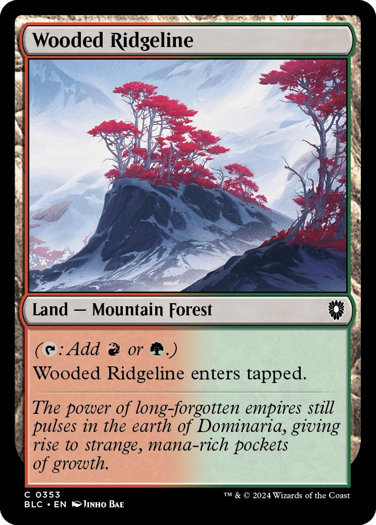 Wooded Ridgeline [Bloomburrow Commander] | Tables and Towers