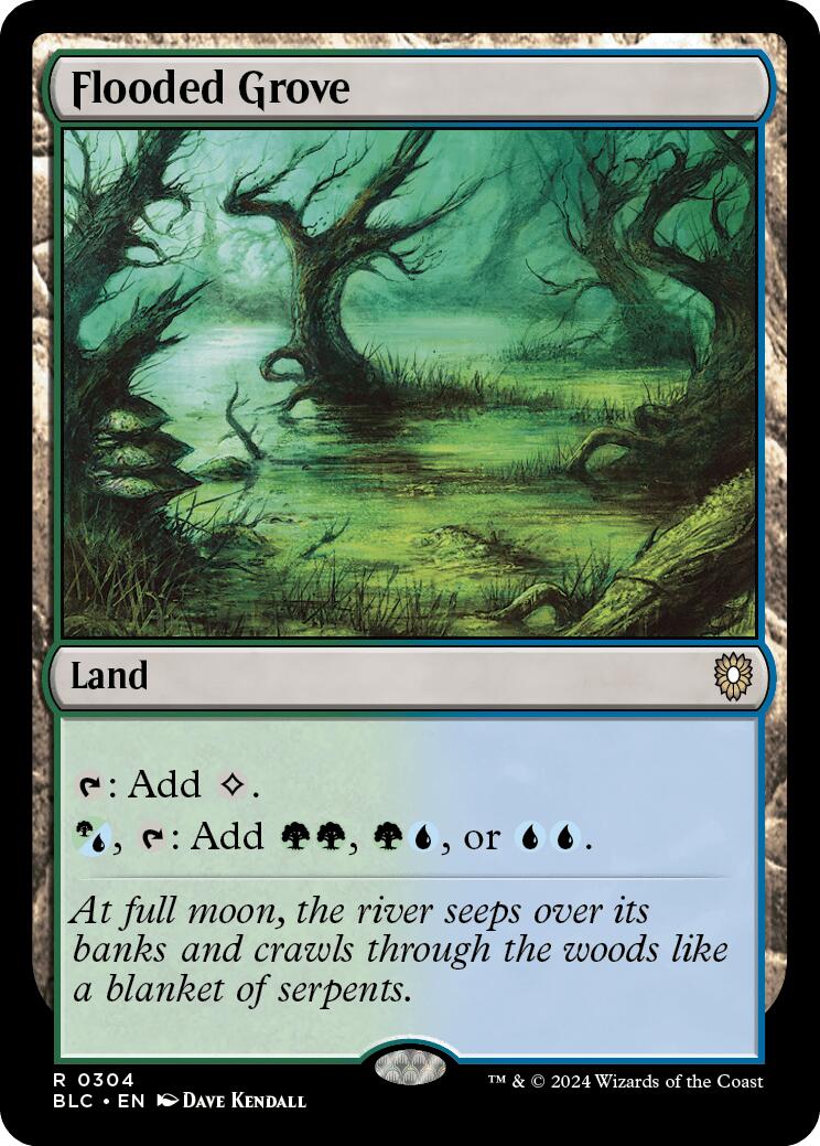 Flooded Grove [Bloomburrow Commander] | Tables and Towers