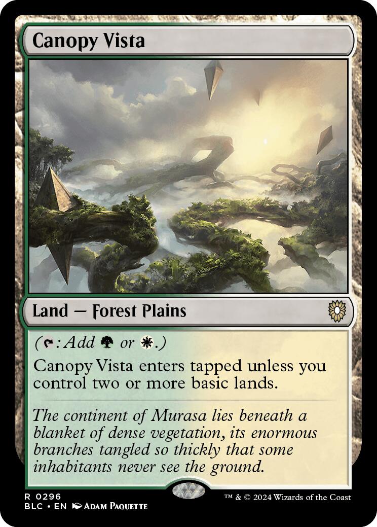 Canopy Vista [Bloomburrow Commander] | Tables and Towers