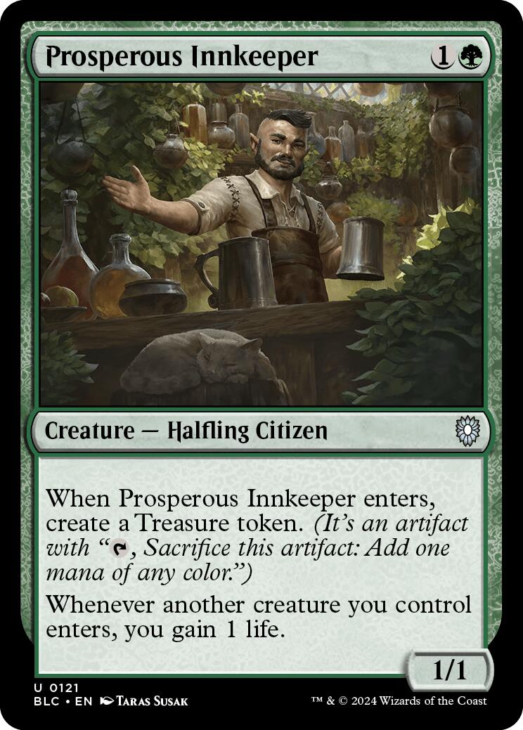 Prosperous Innkeeper [Bloomburrow Commander] | Tables and Towers