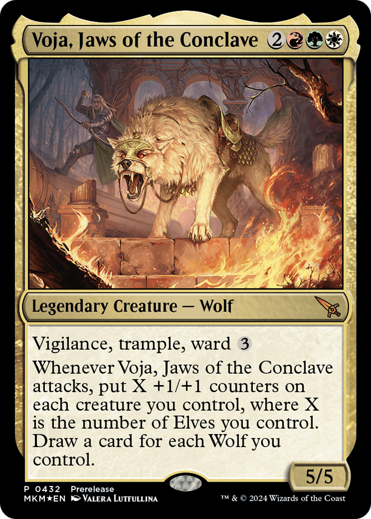 Voja, Jaws of the Conclave [Murders at Karlov Manor Prerelease Promos] | Tables and Towers