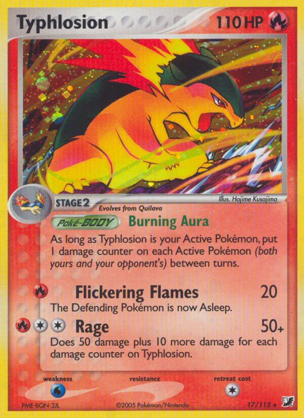 Typhlosion(17/115) (Theme Deck Exclusive) [EX: Unseen Forces] | Tables and Towers