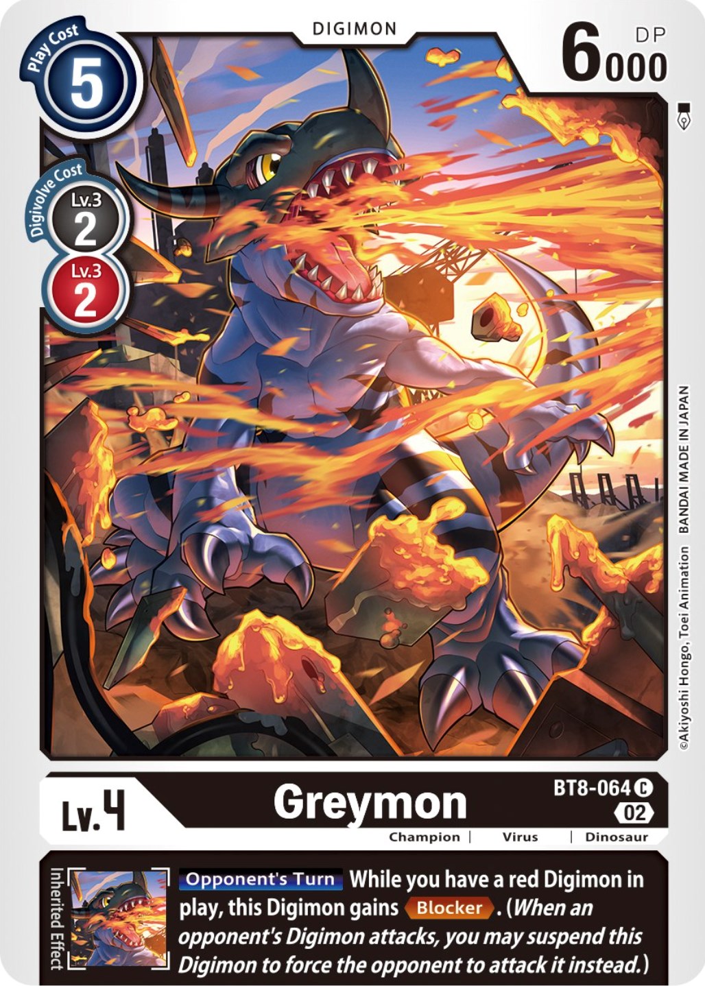 Greymon [BT8-064] (Winner Pack Dimensional Phase) [New Awakening Promos] | Tables and Towers