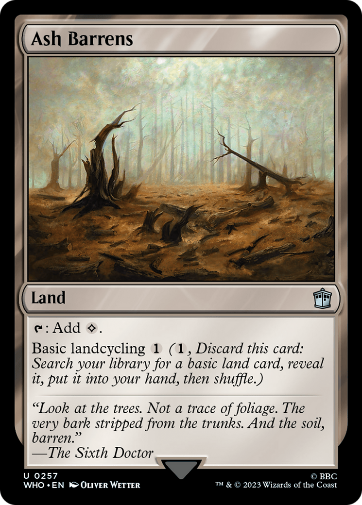 Ash Barrens [Doctor Who] | Tables and Towers