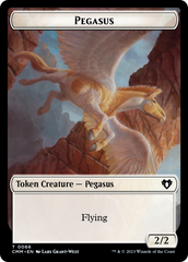 Copy (54) // Pegasus Double-Sided Token [Commander Masters Tokens] | Tables and Towers