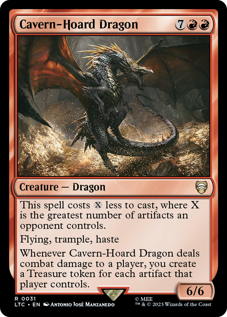 Cavern-Hoard Dragon [The Lord of the Rings: Tales of Middle-Earth Commander] | Tables and Towers