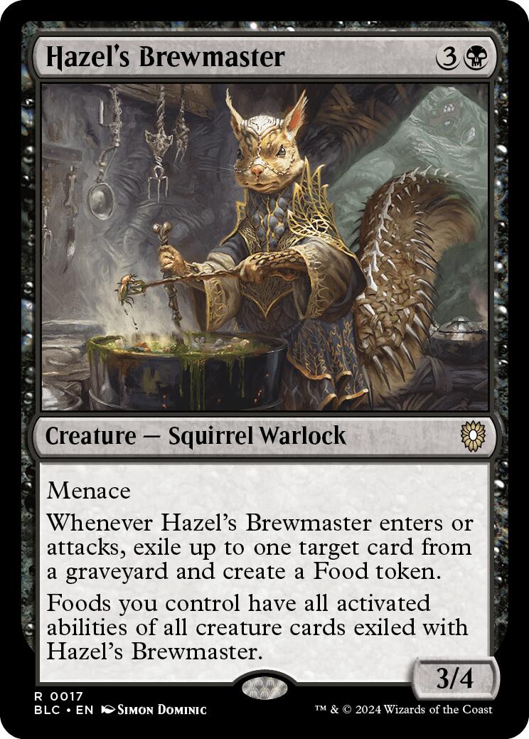 Hazel's Brewmaster [Bloomburrow Commander] | Tables and Towers