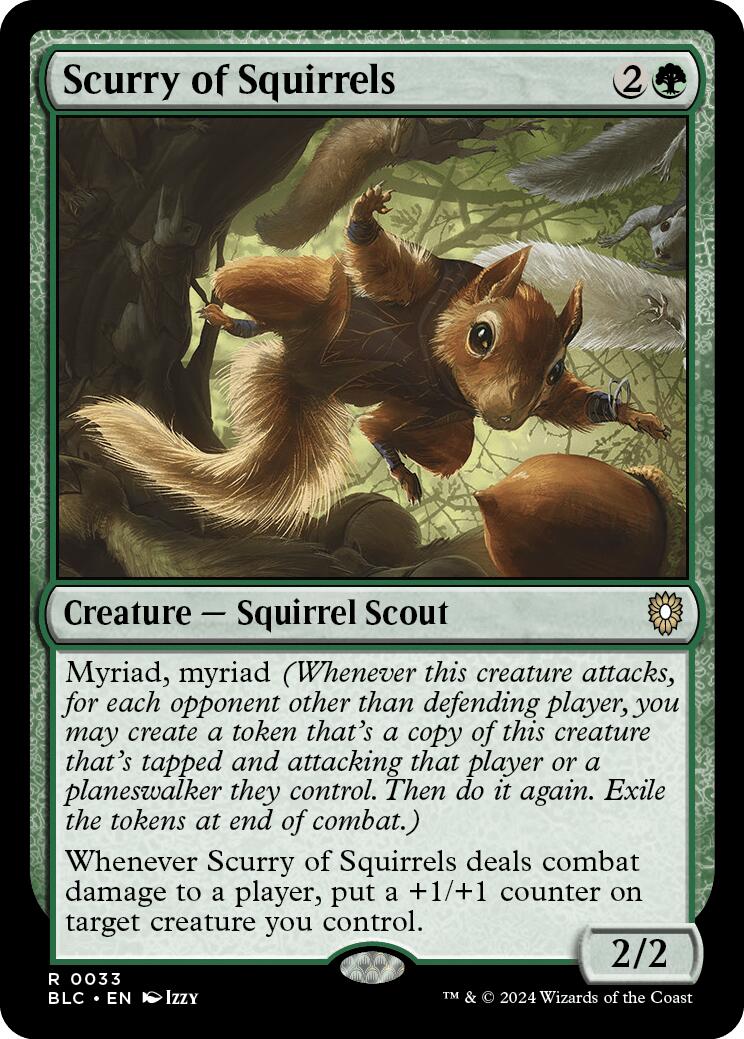 Scurry of Squirrels [Bloomburrow Commander] | Tables and Towers