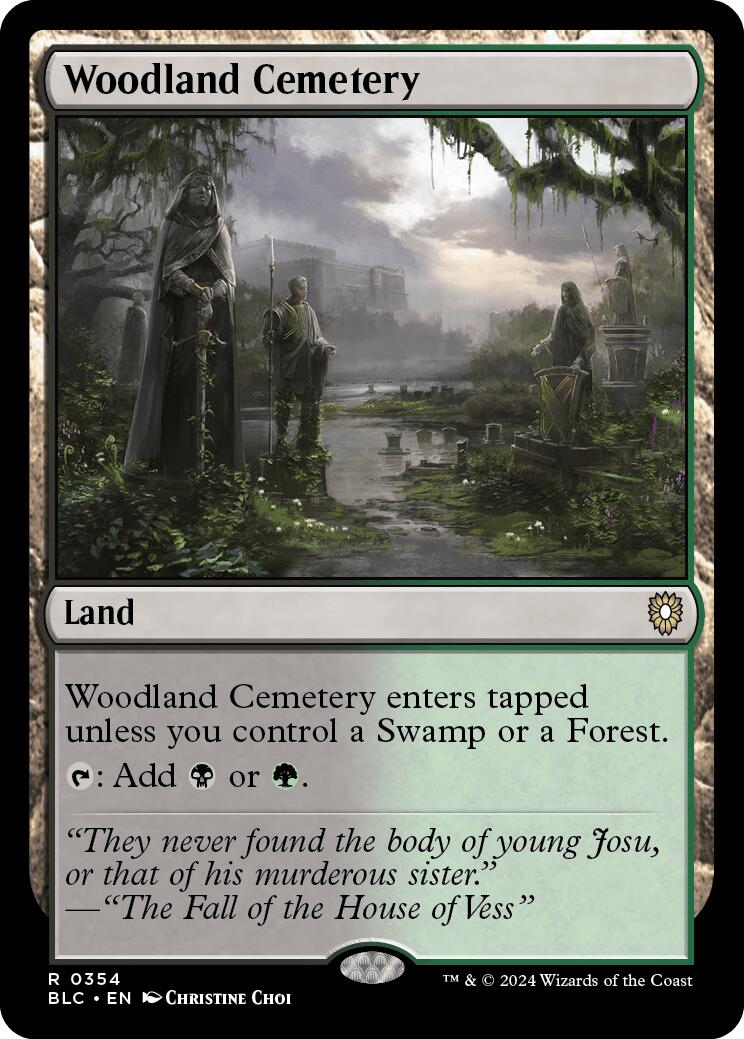 Woodland Cemetery [Bloomburrow Commander] | Tables and Towers