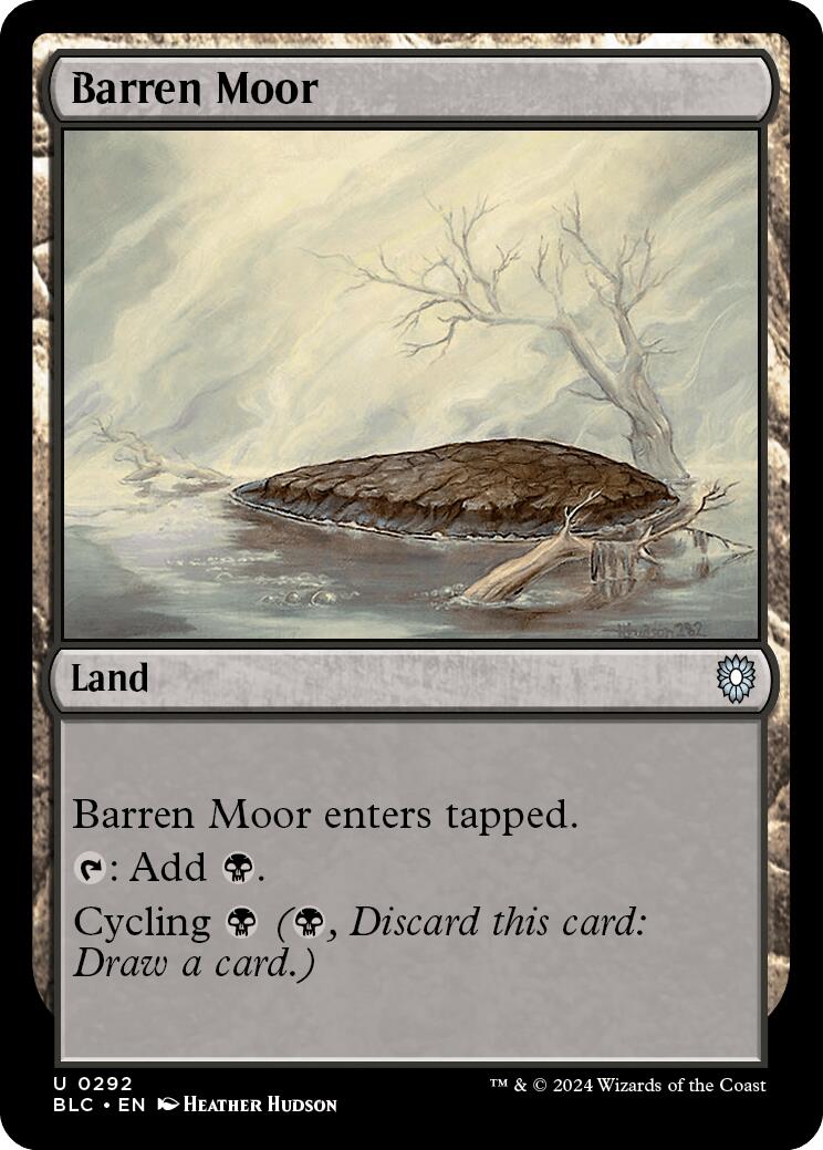 Barren Moor [Bloomburrow Commander] | Tables and Towers