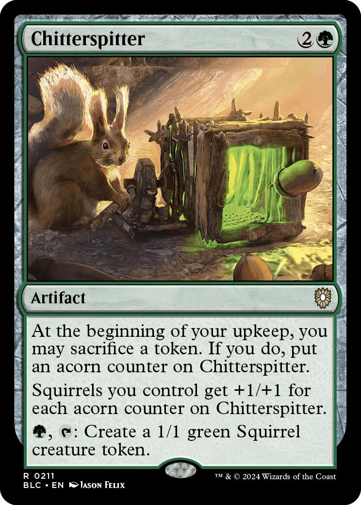 Chitterspitter [Bloomburrow Commander] | Tables and Towers