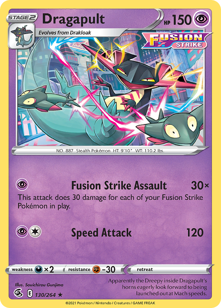 Dragapult (130/264) (Theme Deck Exclusive) [Sword & Shield: Fusion Strike] | Tables and Towers