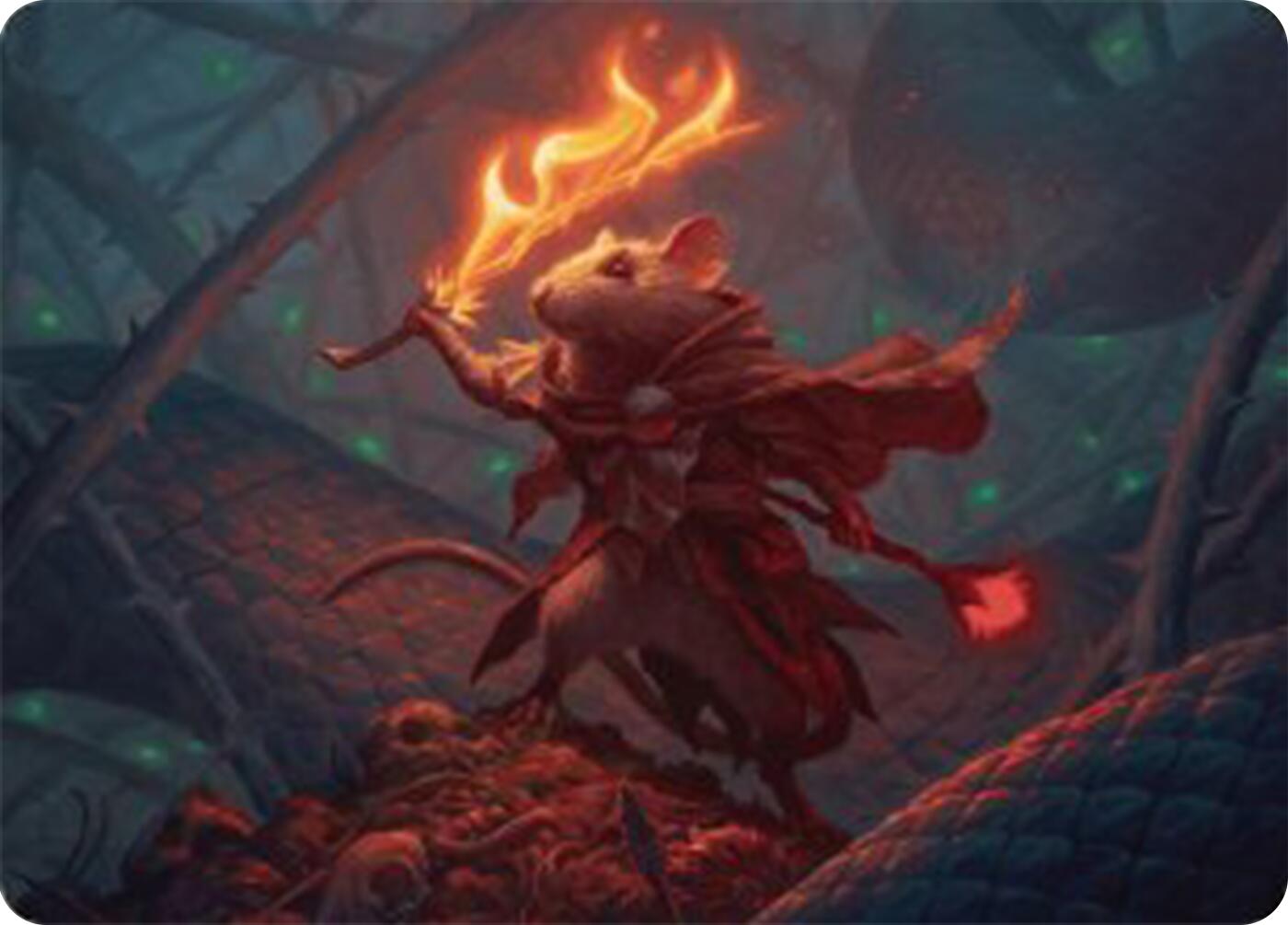 Emberheart Challenger Art Card [Bloomburrow Art Series] | Tables and Towers