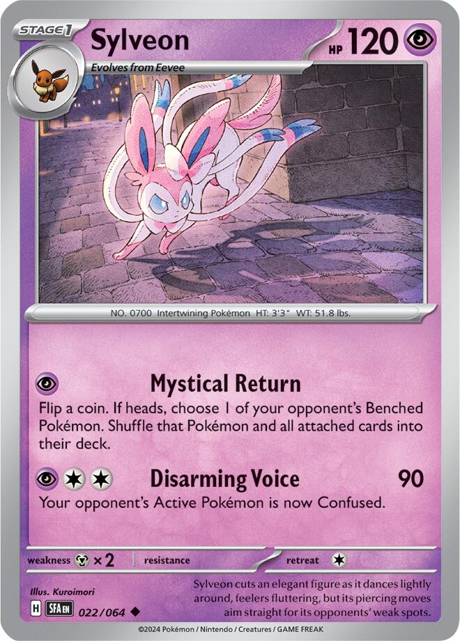 Sylveon (022/064) [Scarlet & Violet: Shrouded Fable] | Tables and Towers