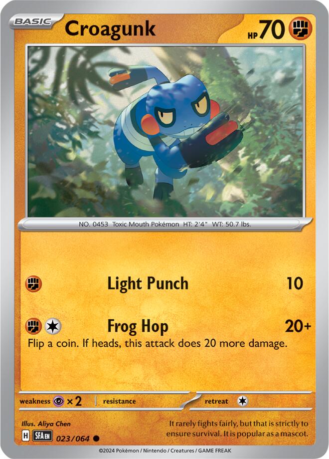 Croagunk (023/064) [Scarlet & Violet: Shrouded Fable] | Tables and Towers