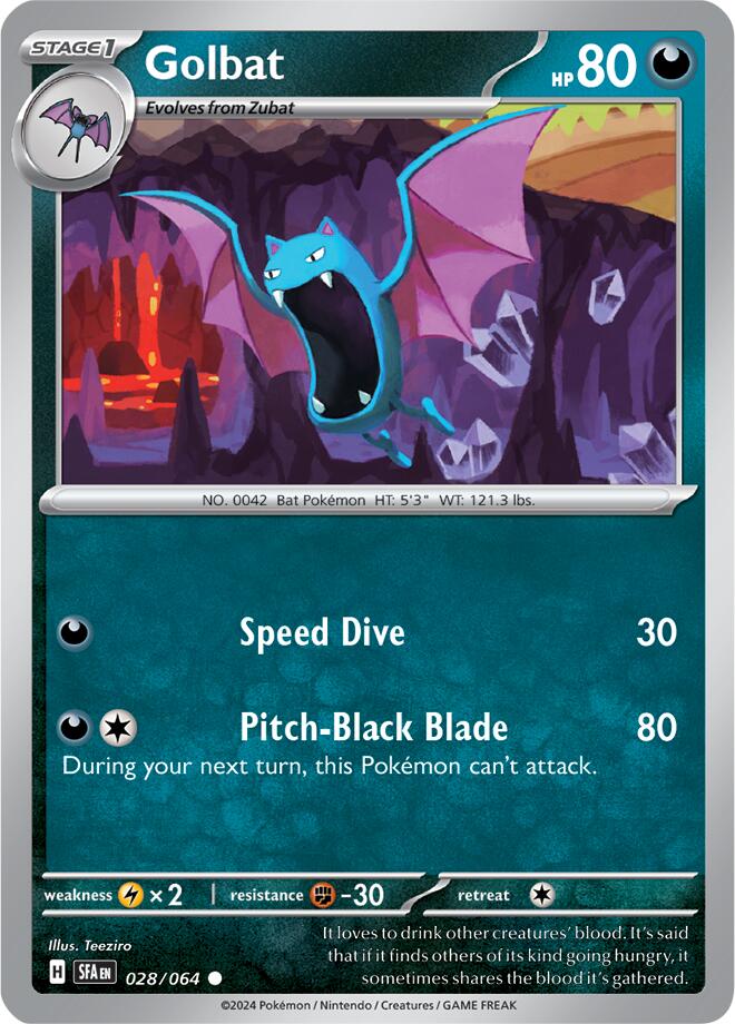 Golbat (028/064) [Scarlet & Violet: Shrouded Fable] | Tables and Towers