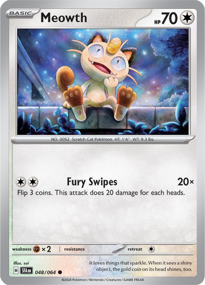 Meowth (048/064) [Scarlet & Violet: Shrouded Fable] | Tables and Towers