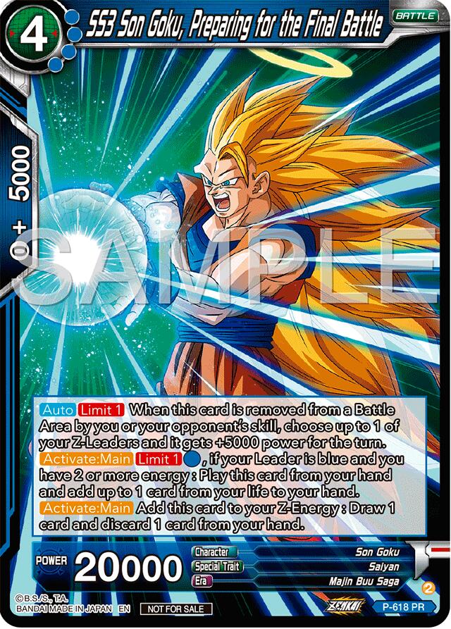 SS3 Son Goku, Preparing for the Final Battle (Deluxe Pack 2024 Vol.2) (P-618) [Promotion Cards] | Tables and Towers