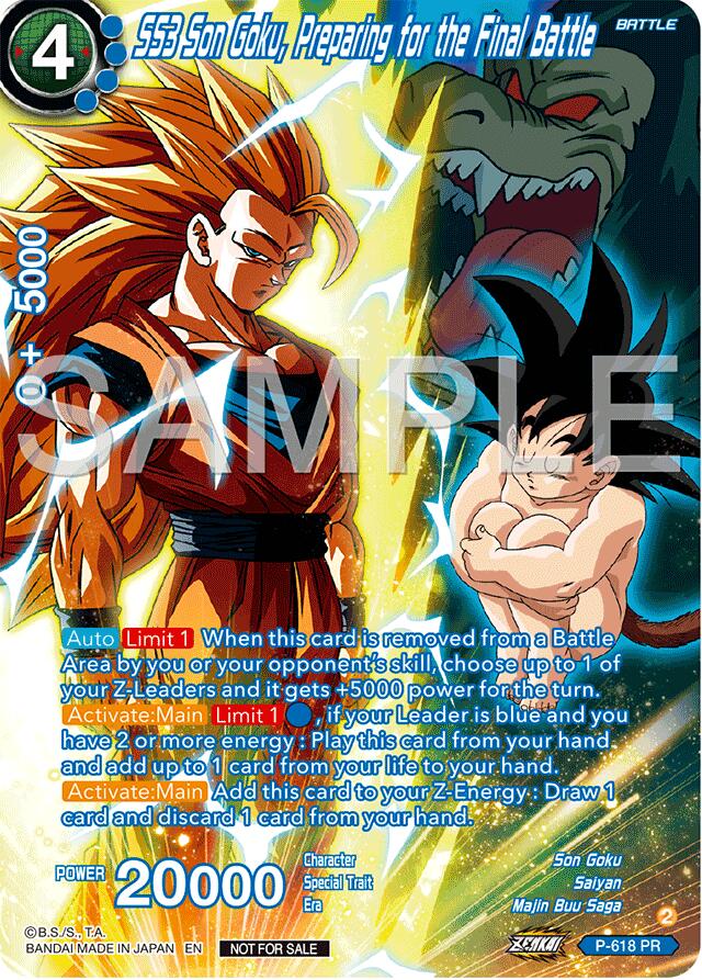 SS3 Son Goku, Preparing for the Final Battle (Full Art) (Deluxe Pack 2024 Vol.2) (P-618) [Promotion Cards] | Tables and Towers