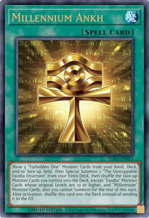 Millennium Ankh (INFO-ENSP1) [INFO-ENSP1] Secret Rare | Tables and Towers