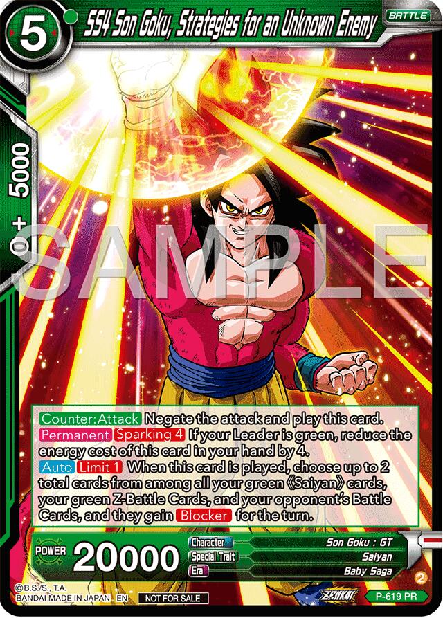 SS4 Son Goku, Strategies for an Unknown Enemy (Deluxe Pack 2024 Vol.2) (P-619) [Promotion Cards] | Tables and Towers