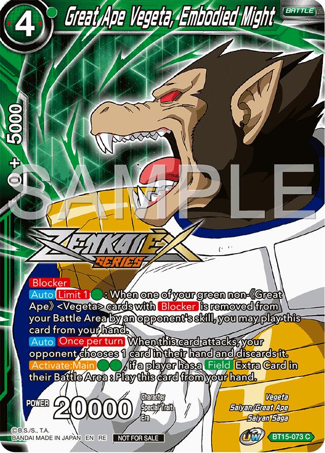 Great Ape Vegeta, Embodied Might (Event Pack 15) (BT15-073) [Promotion Cards] | Tables and Towers