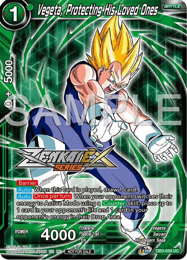 Vegeta, Protecting His Loved Ones (Event Pack 15) (DB3-059) [Promotion Cards] | Tables and Towers