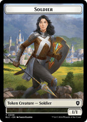 Soldier // Citizen Double-Sided Token [Bloomburrow Commander Tokens] | Tables and Towers