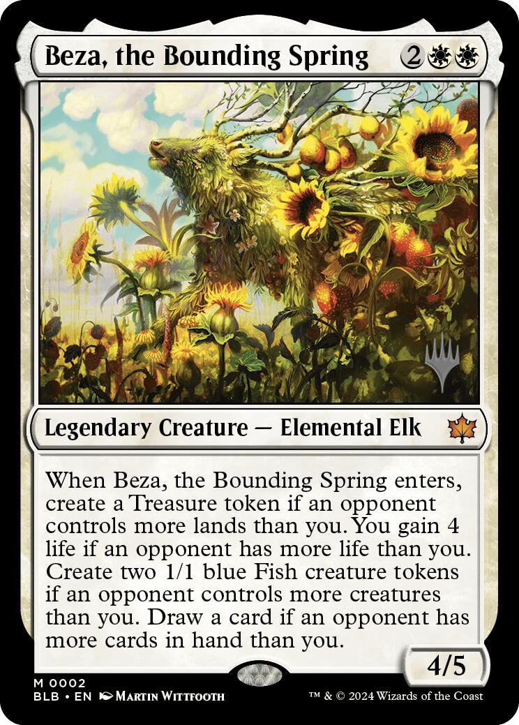 Beza, the Bounding Spring (Promo Pack) [Bloomburrow Promos] | Tables and Towers