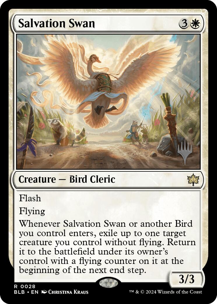 Salvation Swan (Promo Pack) [Bloomburrow Promos] | Tables and Towers